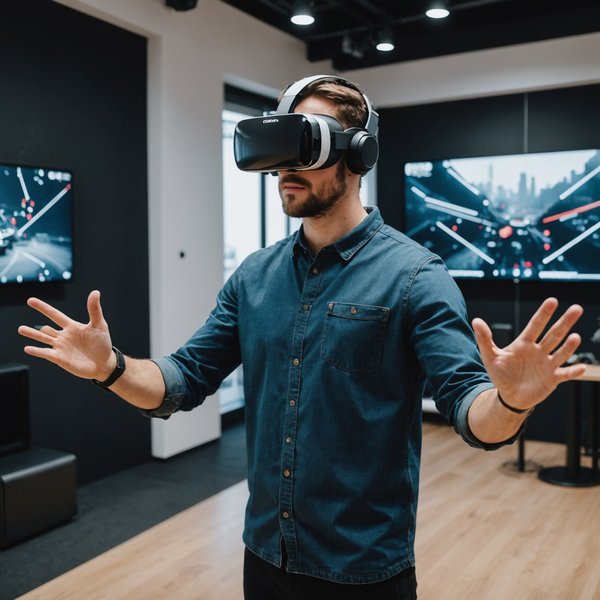 Quels sont les avantages de l'utilisation de la reconnaissance gestuelle pour les interactions dans les jeux de réalité virtuelle?